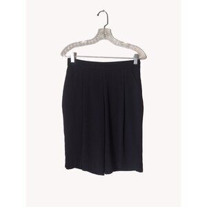 Zara Shorts XS Black Pockets Side Zip Professional